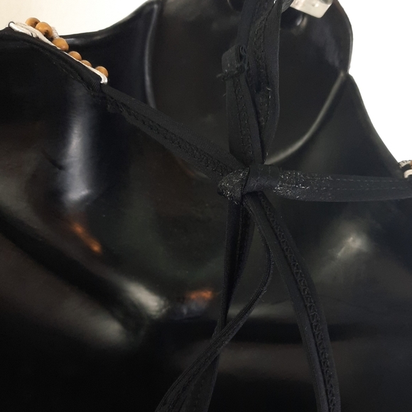 Plus size 16 Fantasized Black Brown  beefed cream Embroidered one piece suite - Picture 4 of 7